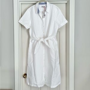 NWT Vineyard Vines Tie Front Linen Dress (fits like size 12)